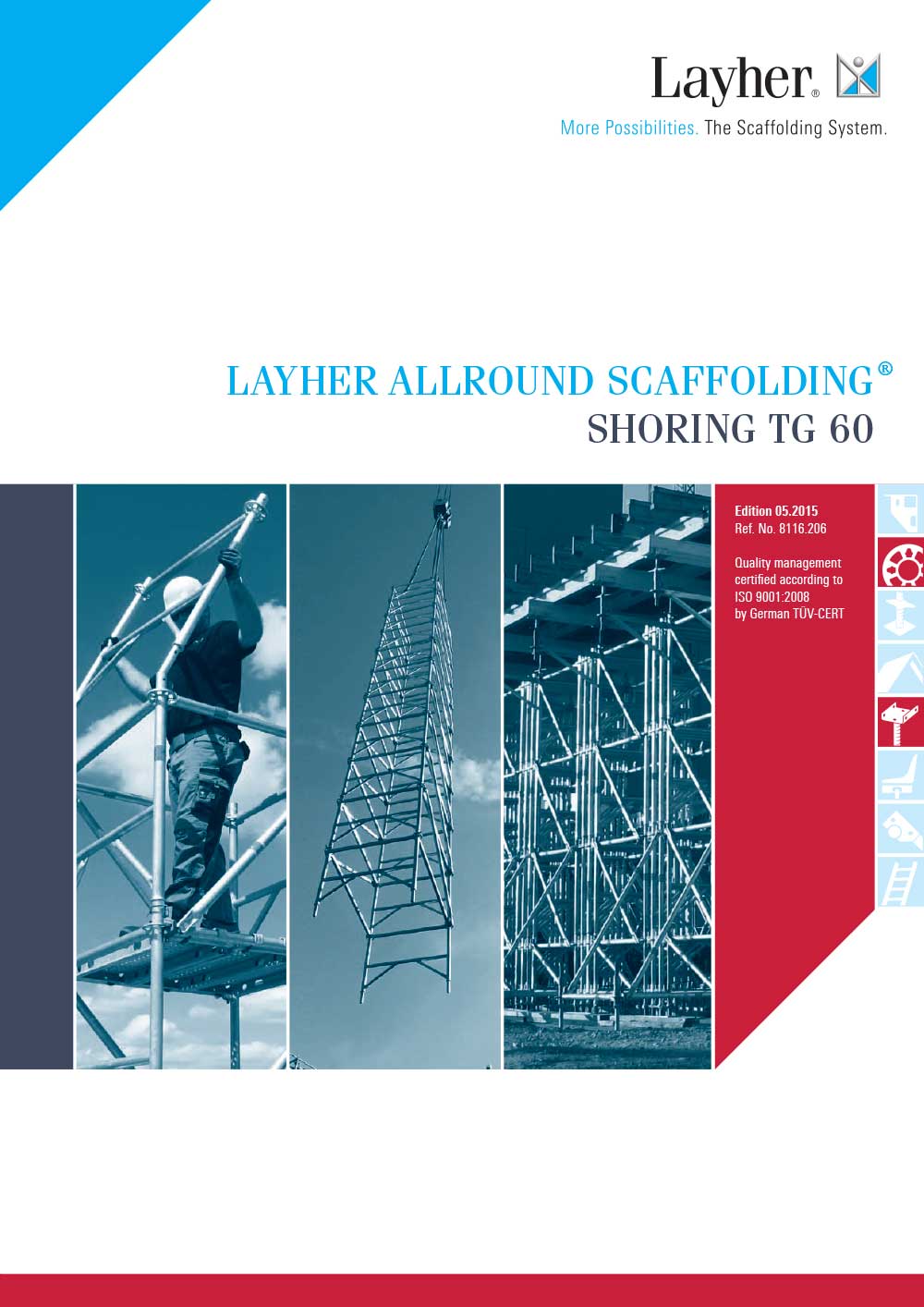 Layher Allround Scaffolding Shoring TG 60 System Brochures