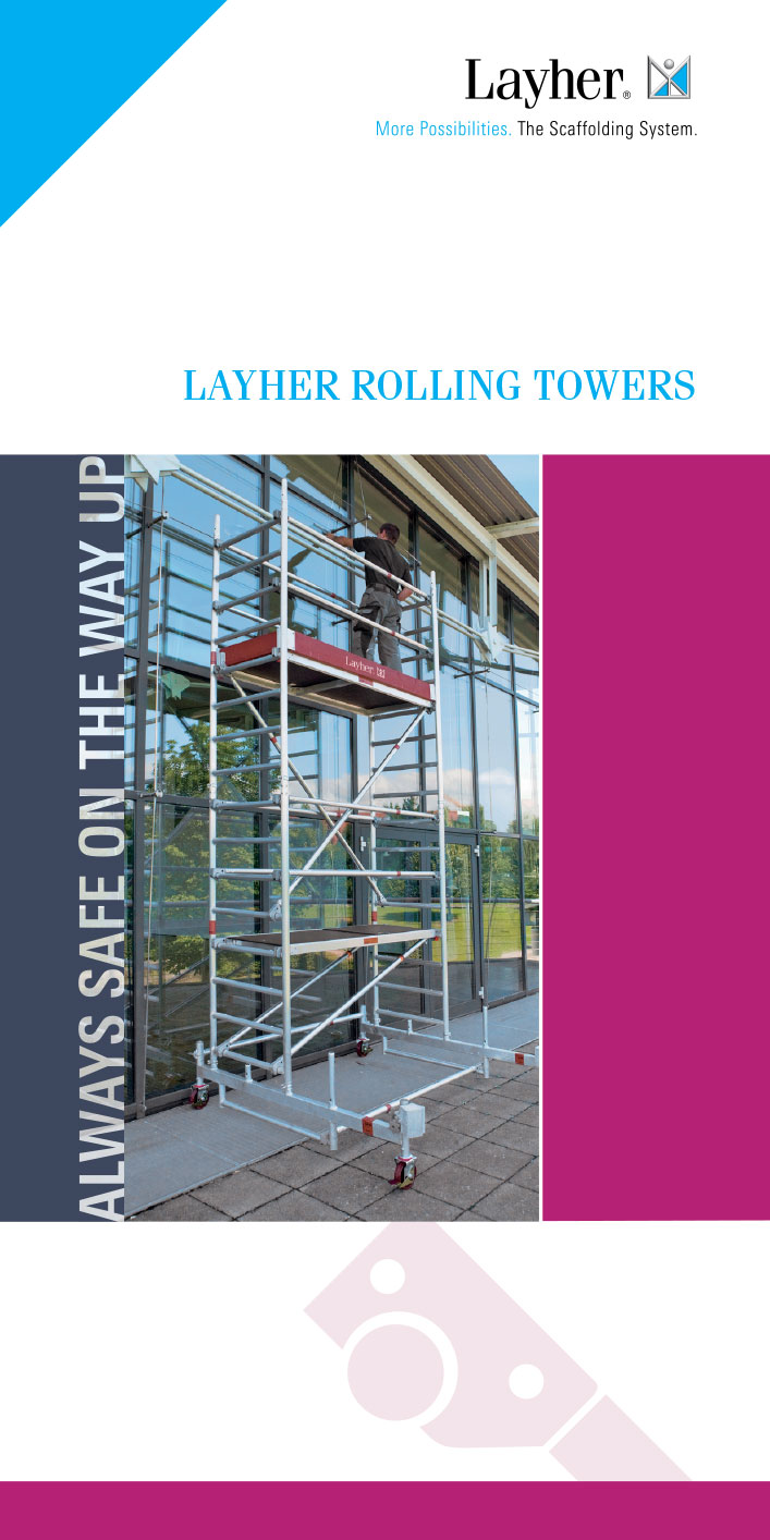 Layher Mobile Scaffold Towers Brochure