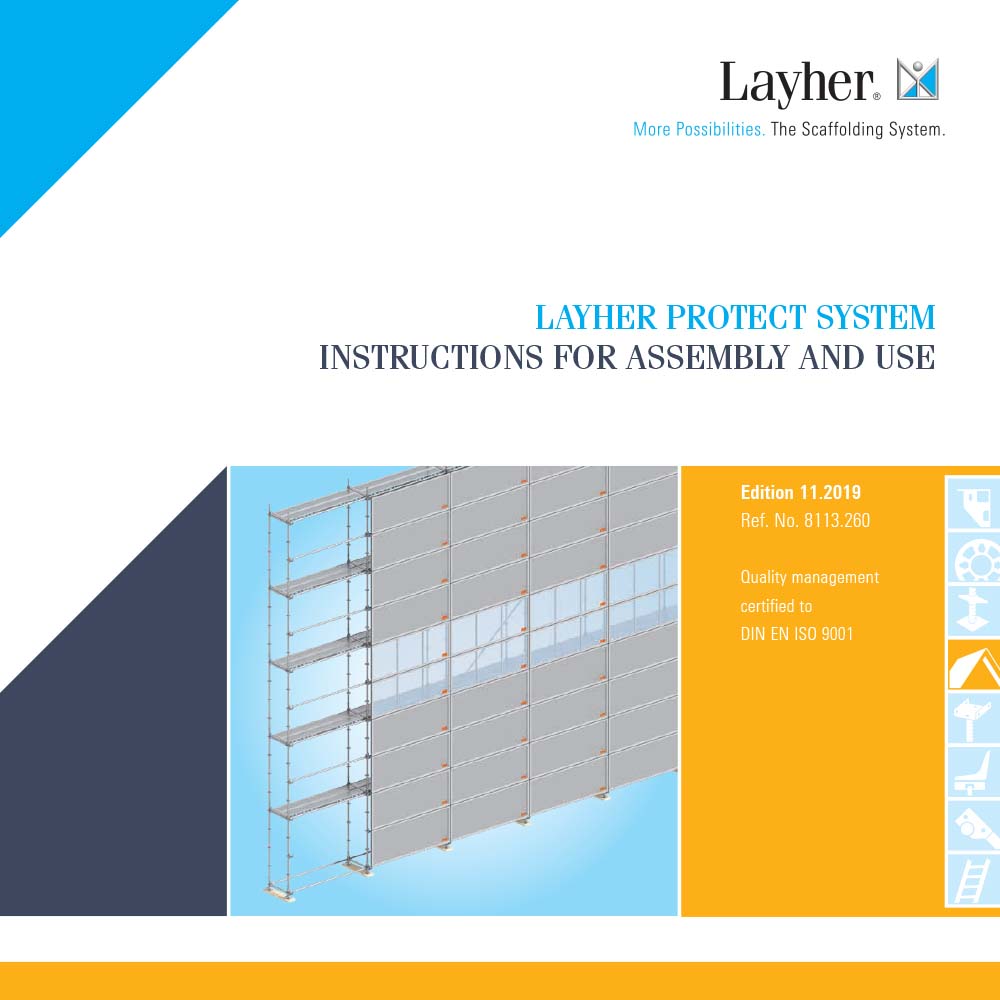 Layher Protect System Instructions for Assembly and Use