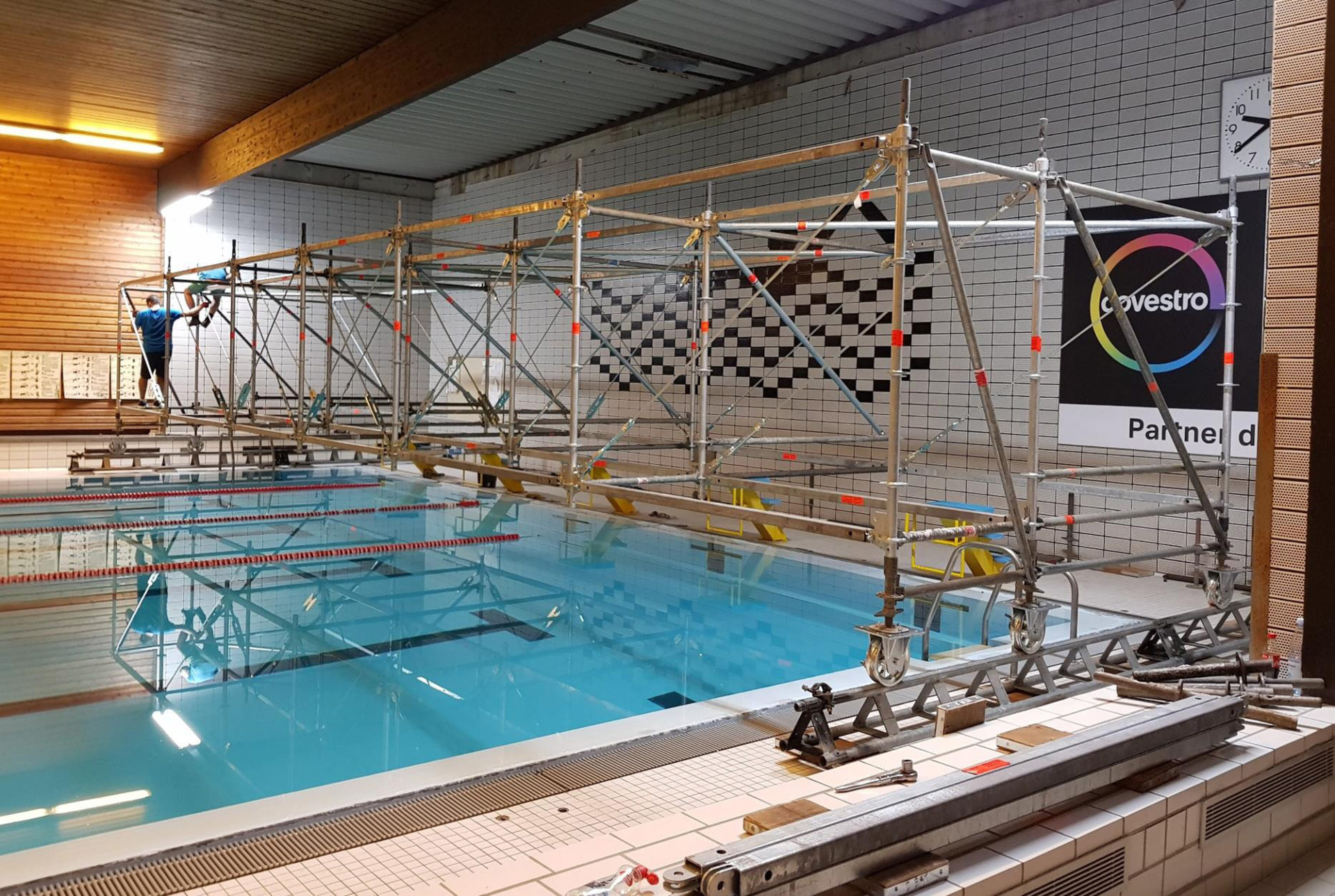 Castors Layher. The Scaffolding System.