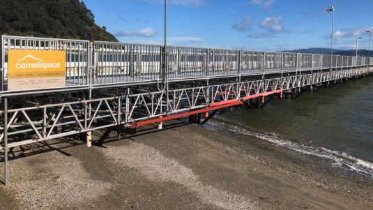 days bay wharf scaffolding