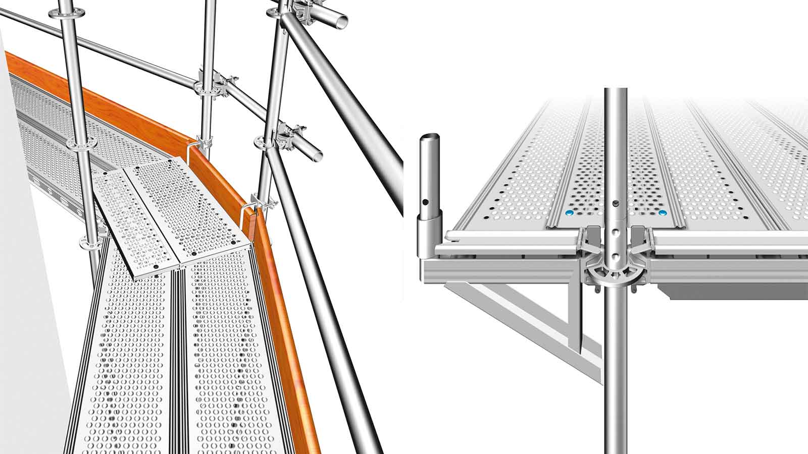 Steel lapping plank and gap cover