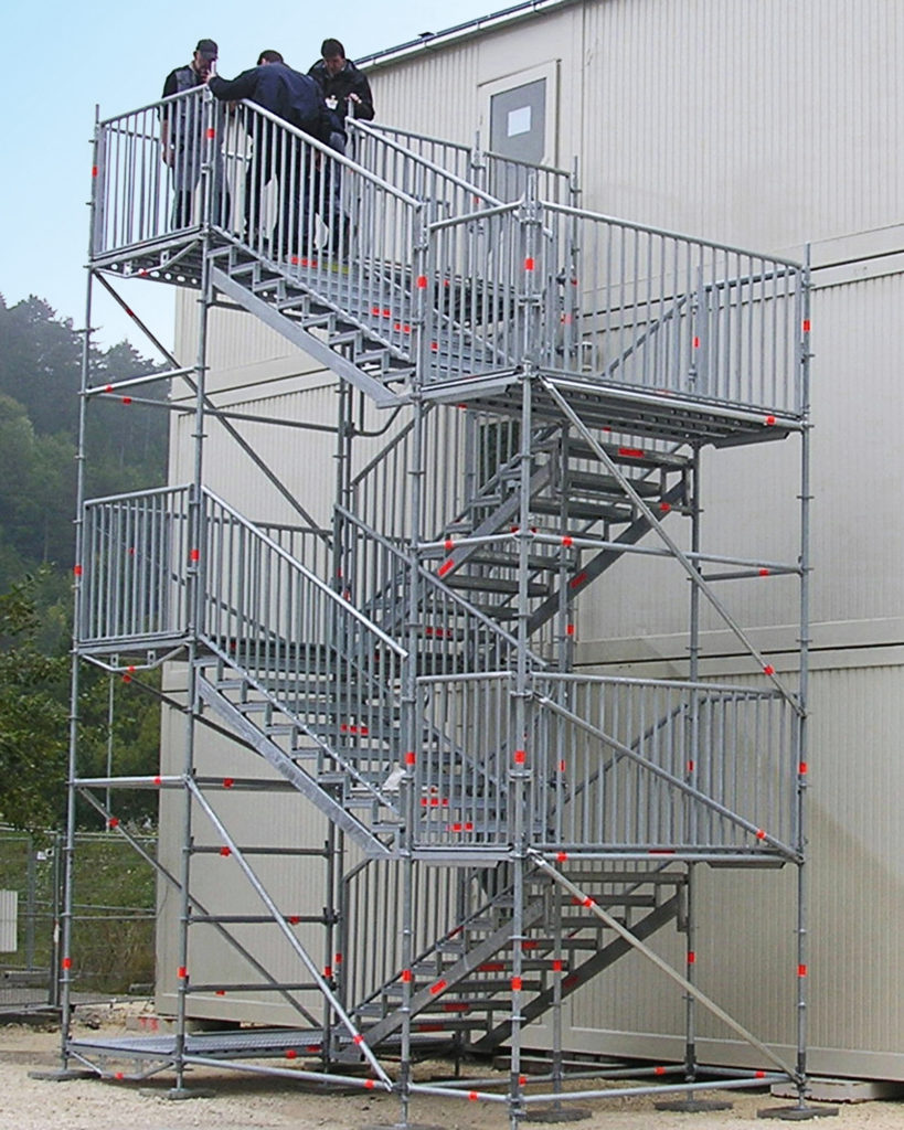 Independent stair tower