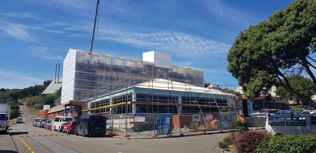 The Keder Roof System allowed effortless access to temporarily open the roof for asbestos removal