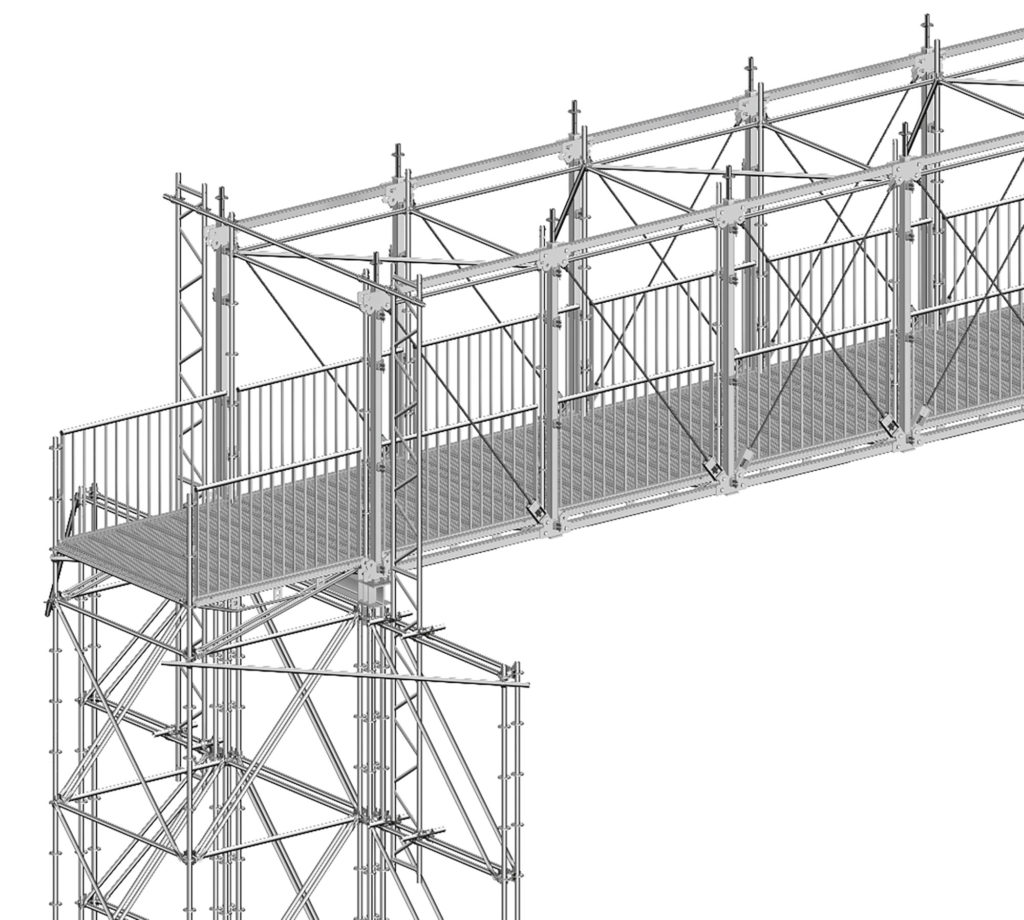 public access scaffold bridge