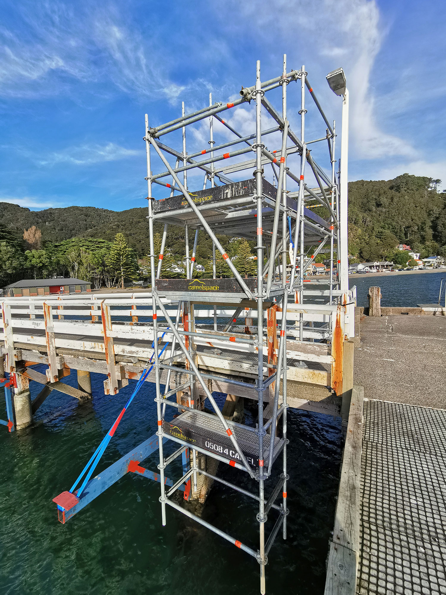 Camelspace Wellington were engaged by the HCC Engineers to help find a solution to the challenges of repairing the wharf while still in operation