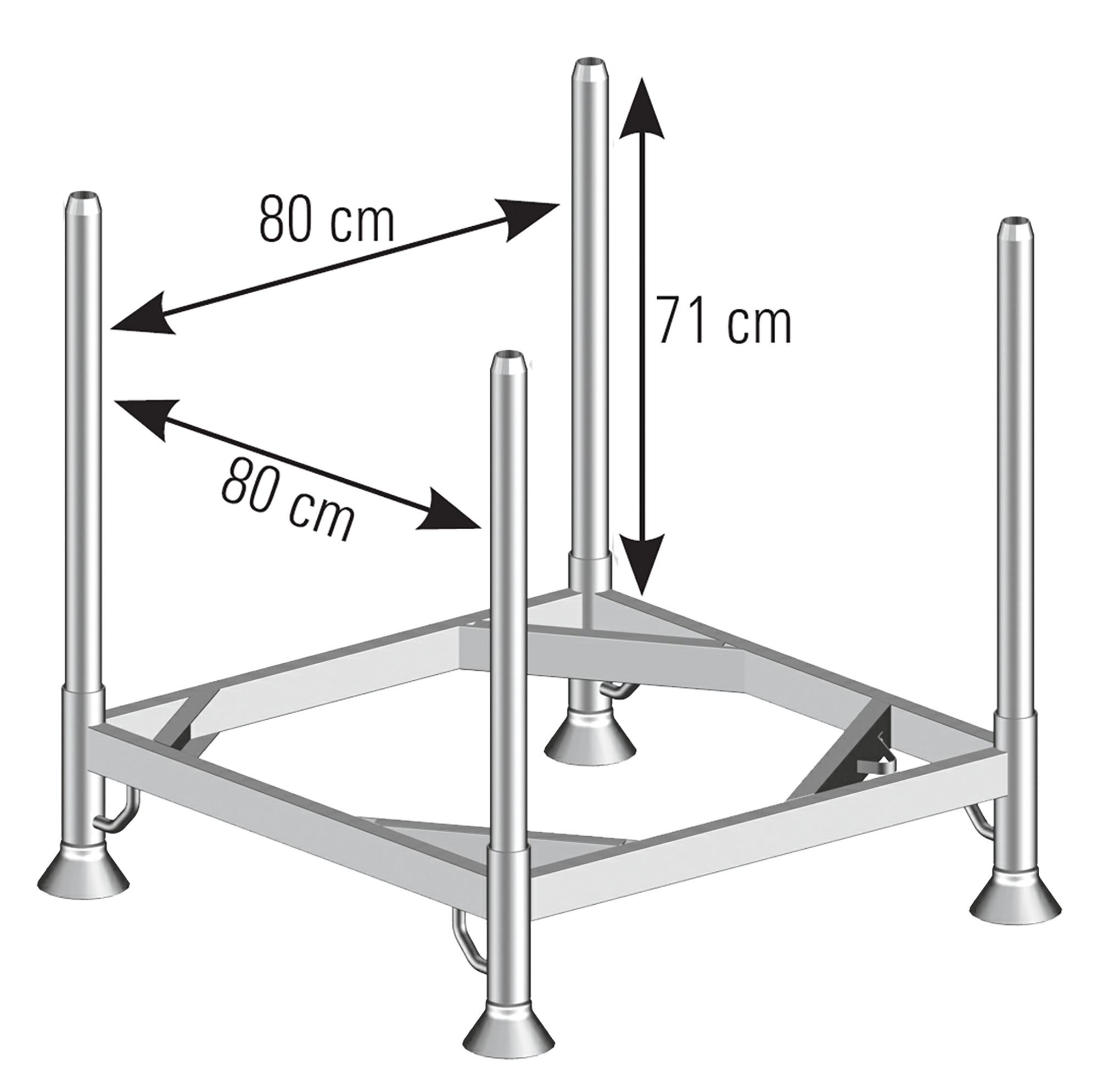 Scaffolding tube pallet