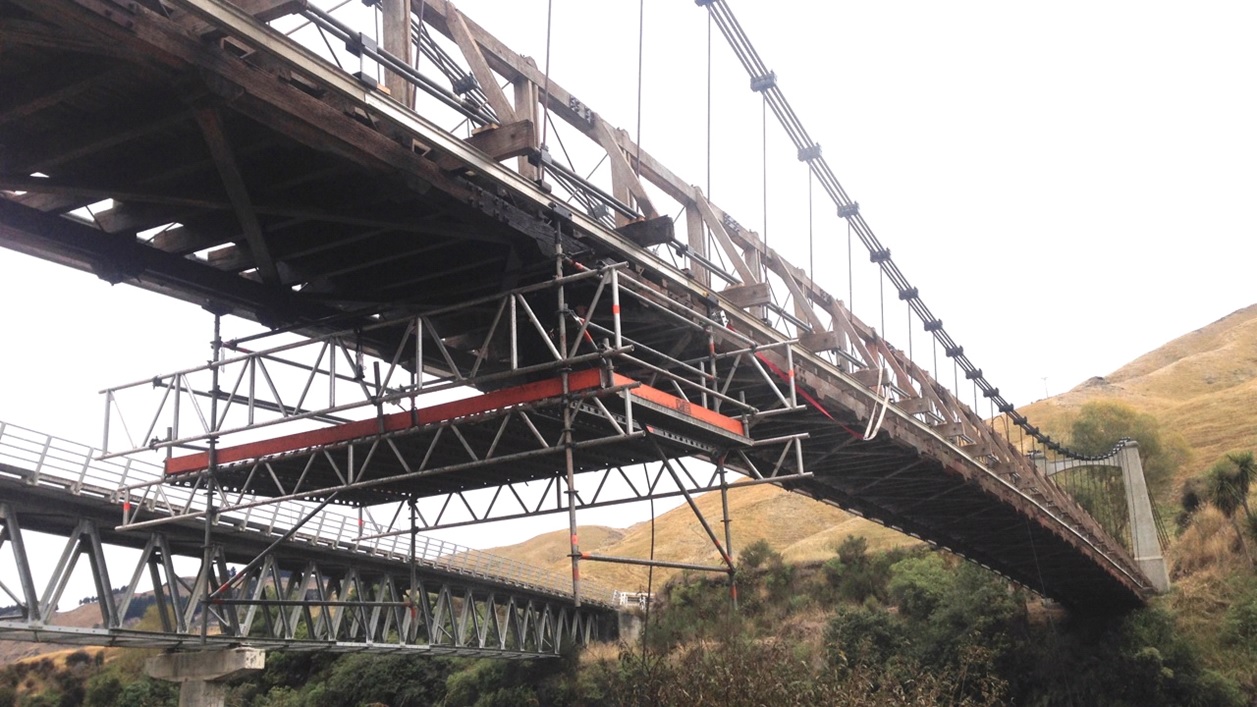 Under Bridge Rolling Platform by Euro Scaffolds